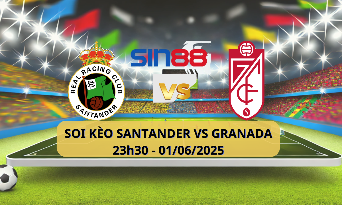 Trận đấu giữa Racing Santander và Granada CF